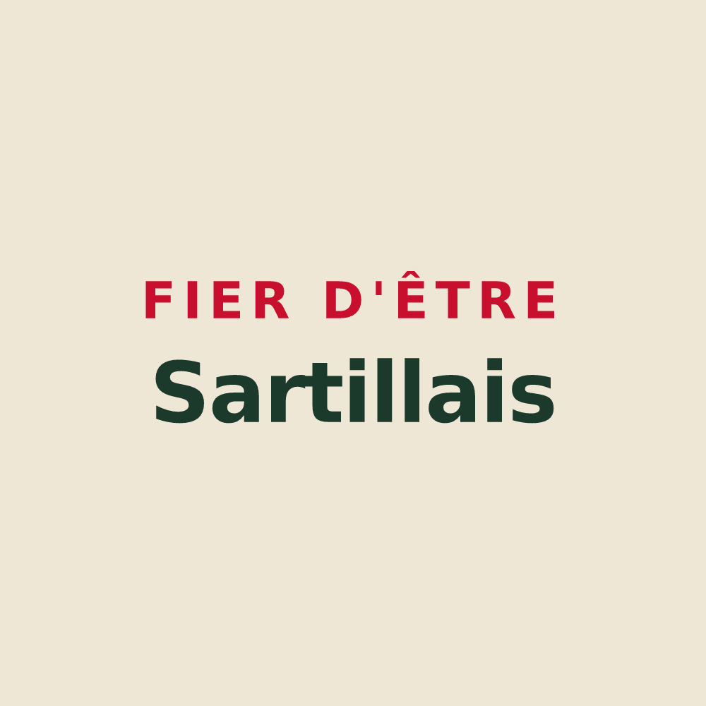 Tote bag « Fier d'être Sartillais » — design pour Sartilly-Baie-Bocage