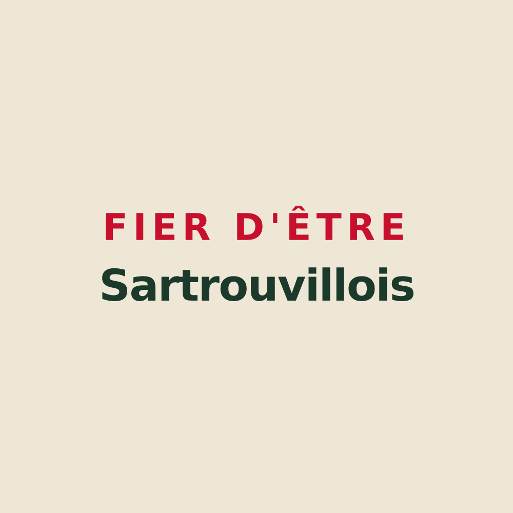 Tote bag « Fier d'être Sartrouvillois » — design pour Sartrouville