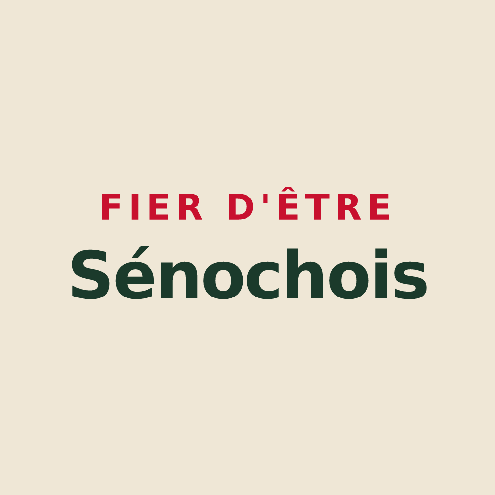 Tote bag « Fier d'être Sénochois » — design pour Sassenay