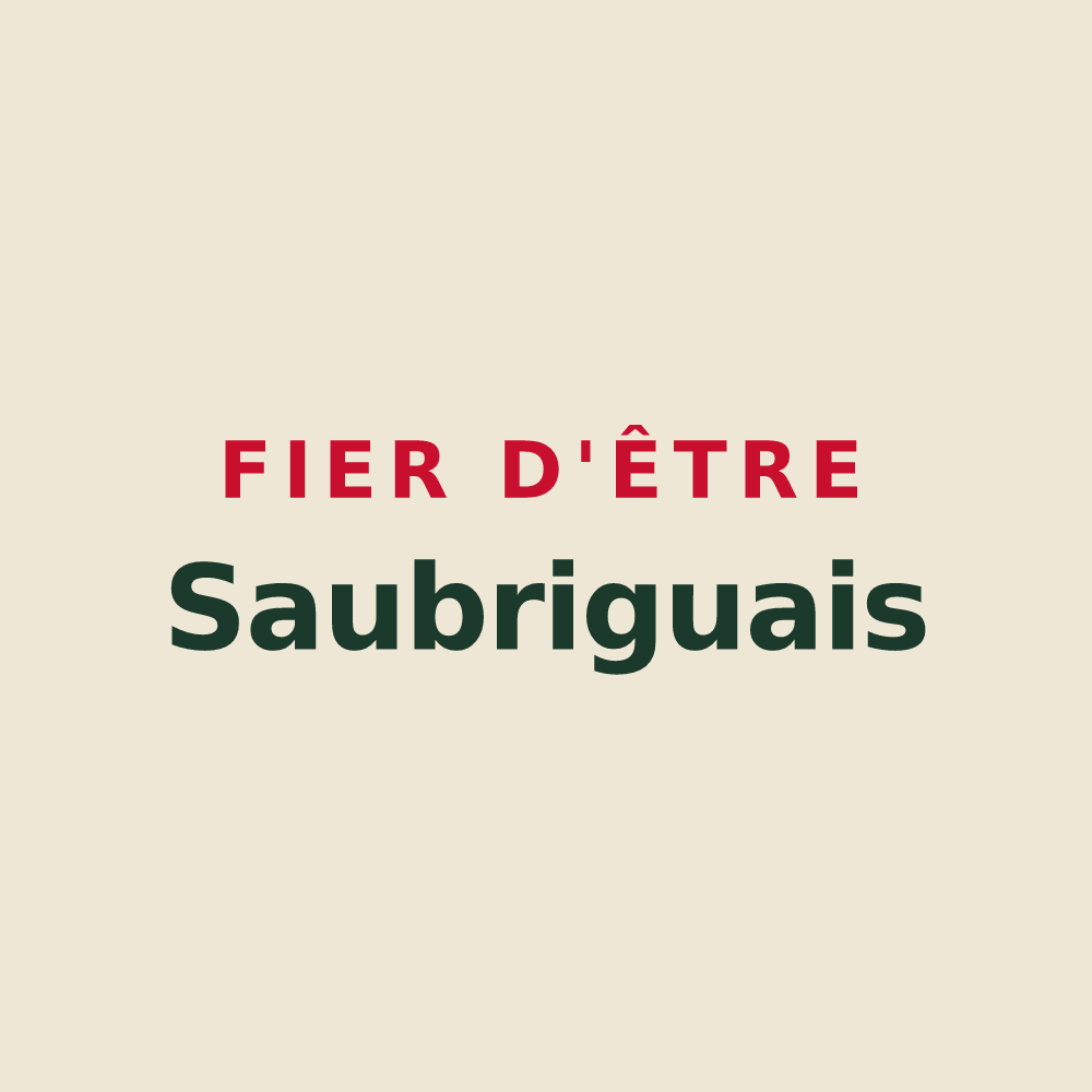 Tote bag « Fier d'être Saubriguais » — design pour Saubrigues