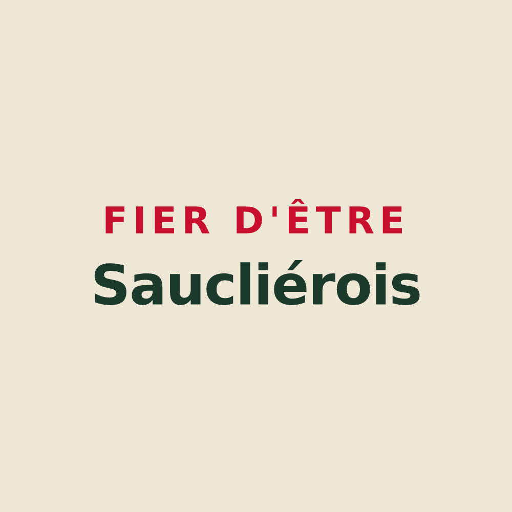 Tote bag « Fier d'être Saucliérois » — design pour Sauclières