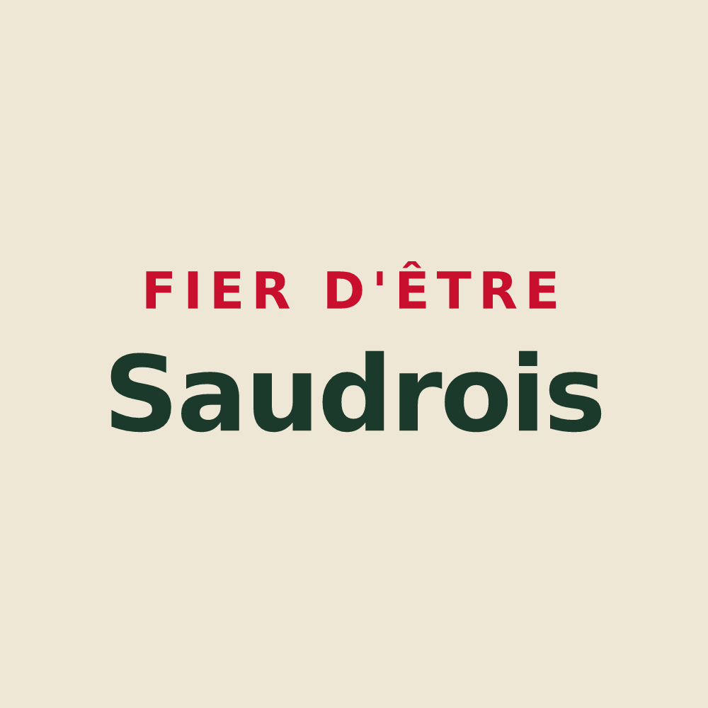 Tote bag « Fier d'être Saudrois » — design pour Saudrupt