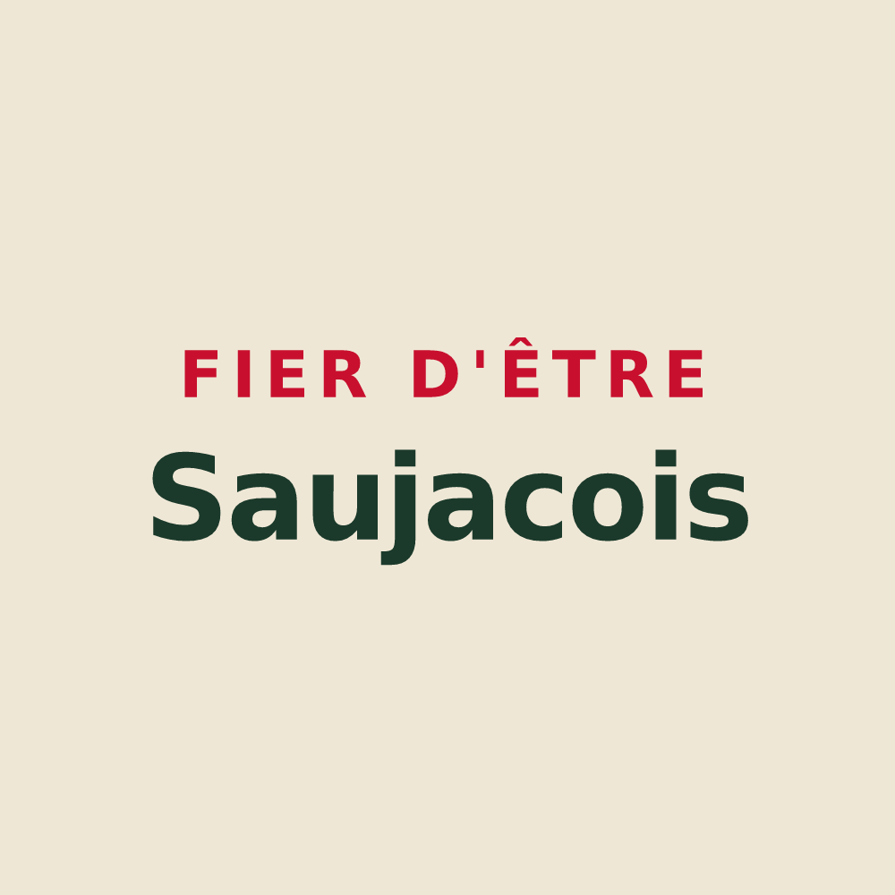 Tote bag « Fier d'être Saujacois » — design pour Saujac