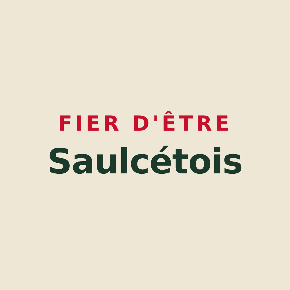 Tote bag « Fier d'être Saulcétois » — design pour Saulcet