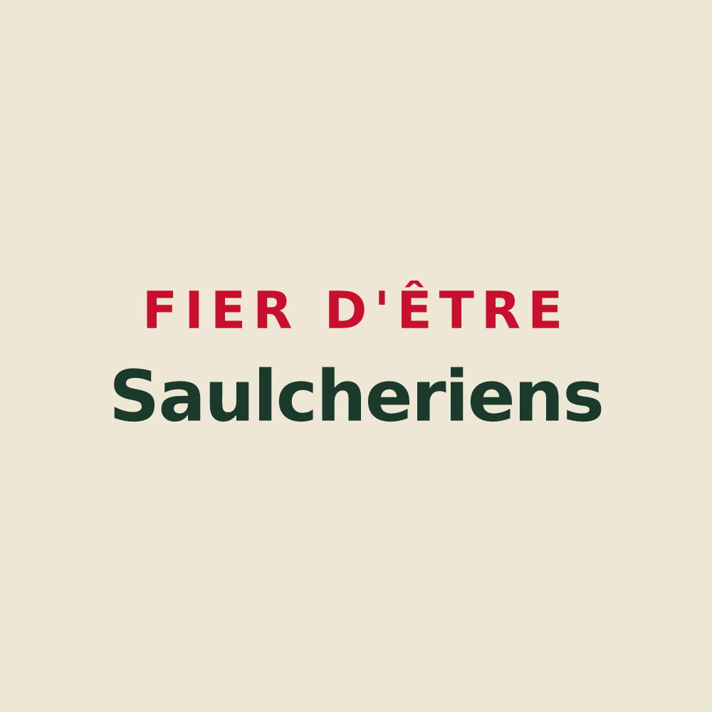 Tote bag « Fier d'être Saulcheriens » — design pour Saulchery