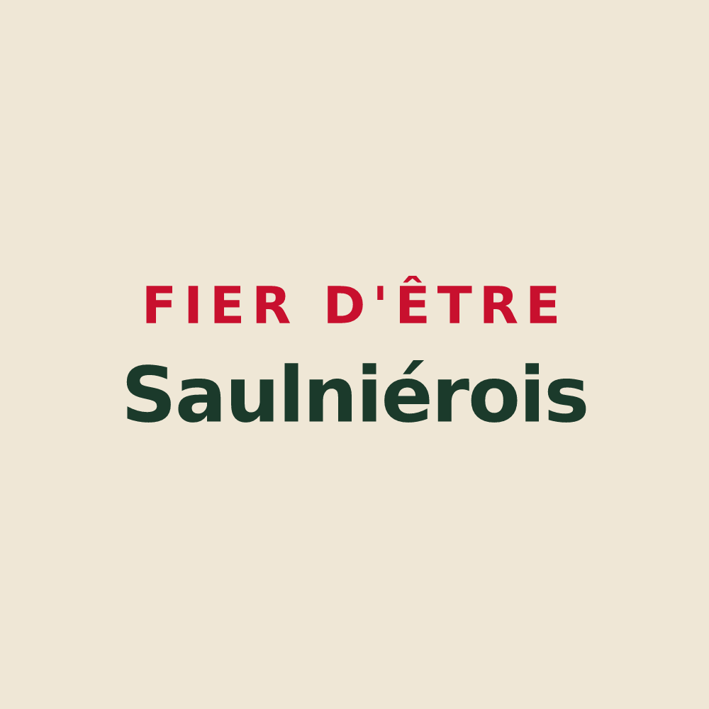 Tote bag « Fier d'être Saulniérois » — design pour Saulnières