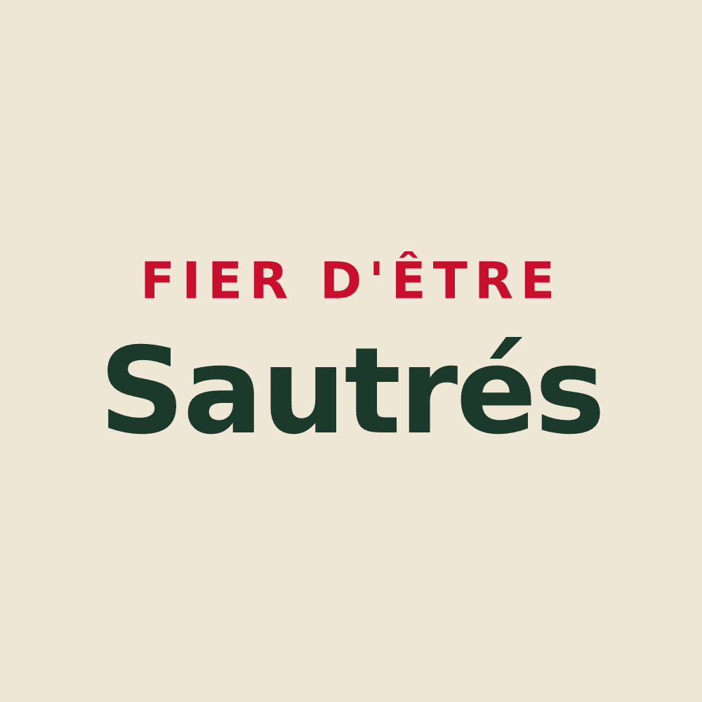 Tote bag « Fier d'être Sautrés » — design pour Saulx