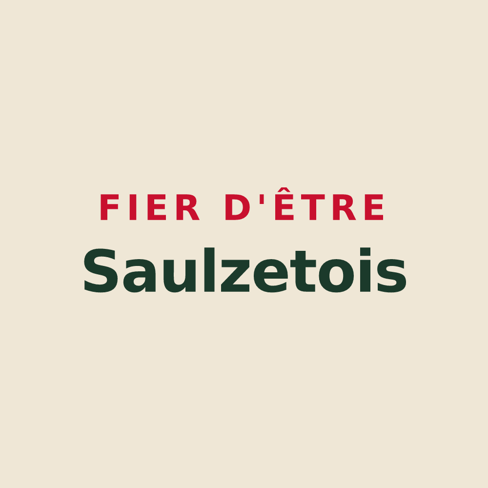 Tote bag « Fier d'être Saulzetois » — design pour Saulzet
