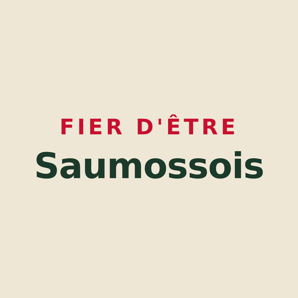 Tote bag « Fier d'être Saumossois » — design pour Saumos