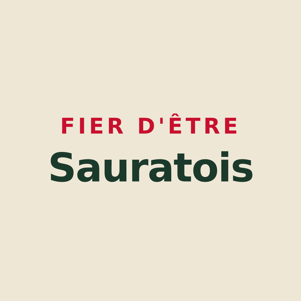 Tote bag « Fier d'être Sauratois » — design pour Saurat