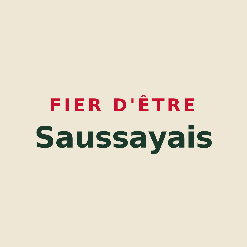 Tote bag « Fier d'être Saussayais » — design pour Saussay