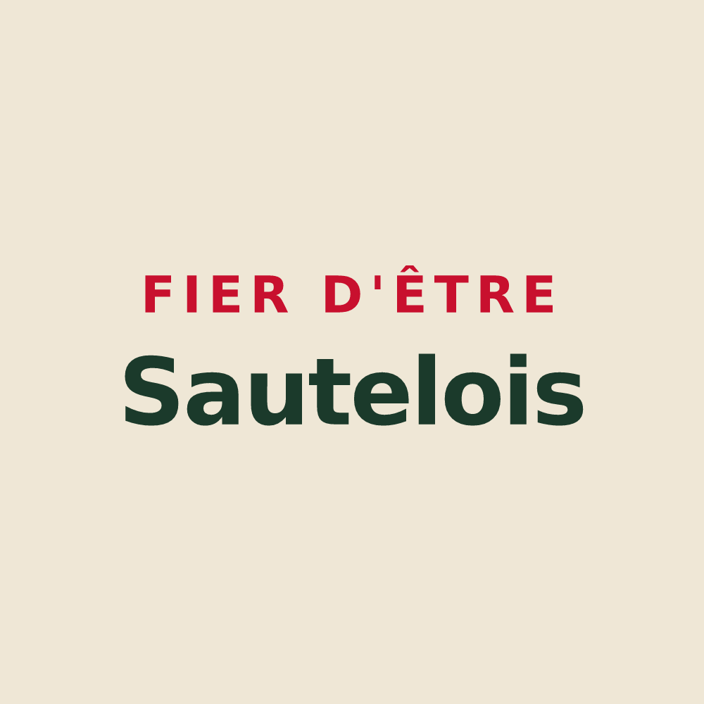 Tote bag « Fier d'être Sautelois » — design pour Sautel