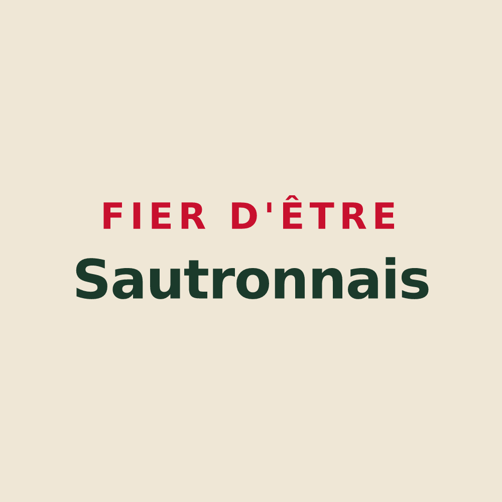 Tote bag « Fier d'être Sautronnais » — design pour Sautron