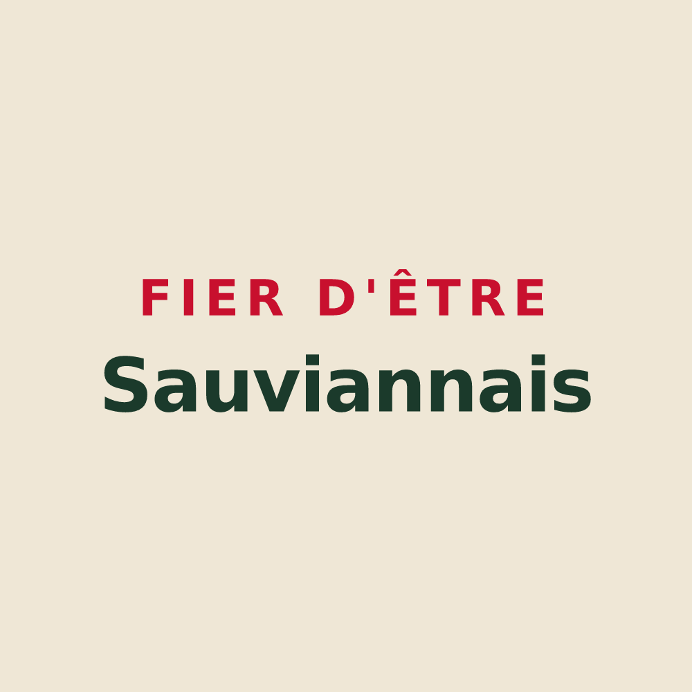 Tote bag « Fier d'être Sauviannais » — design pour Sauvian