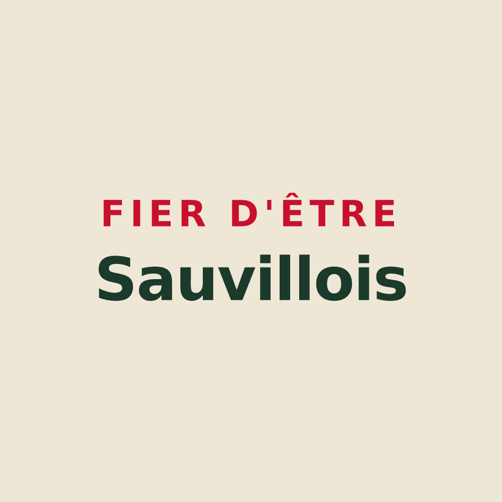 Tote bag « Fier d'être Sauvillois » — design pour Sauville