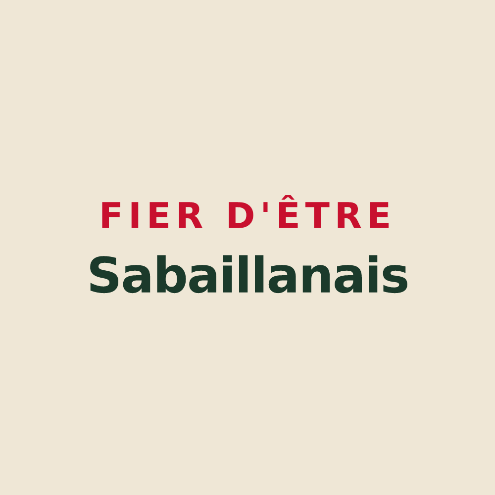 Tote bag « Fier d'être Sabaillanais » — design pour Sauvimont