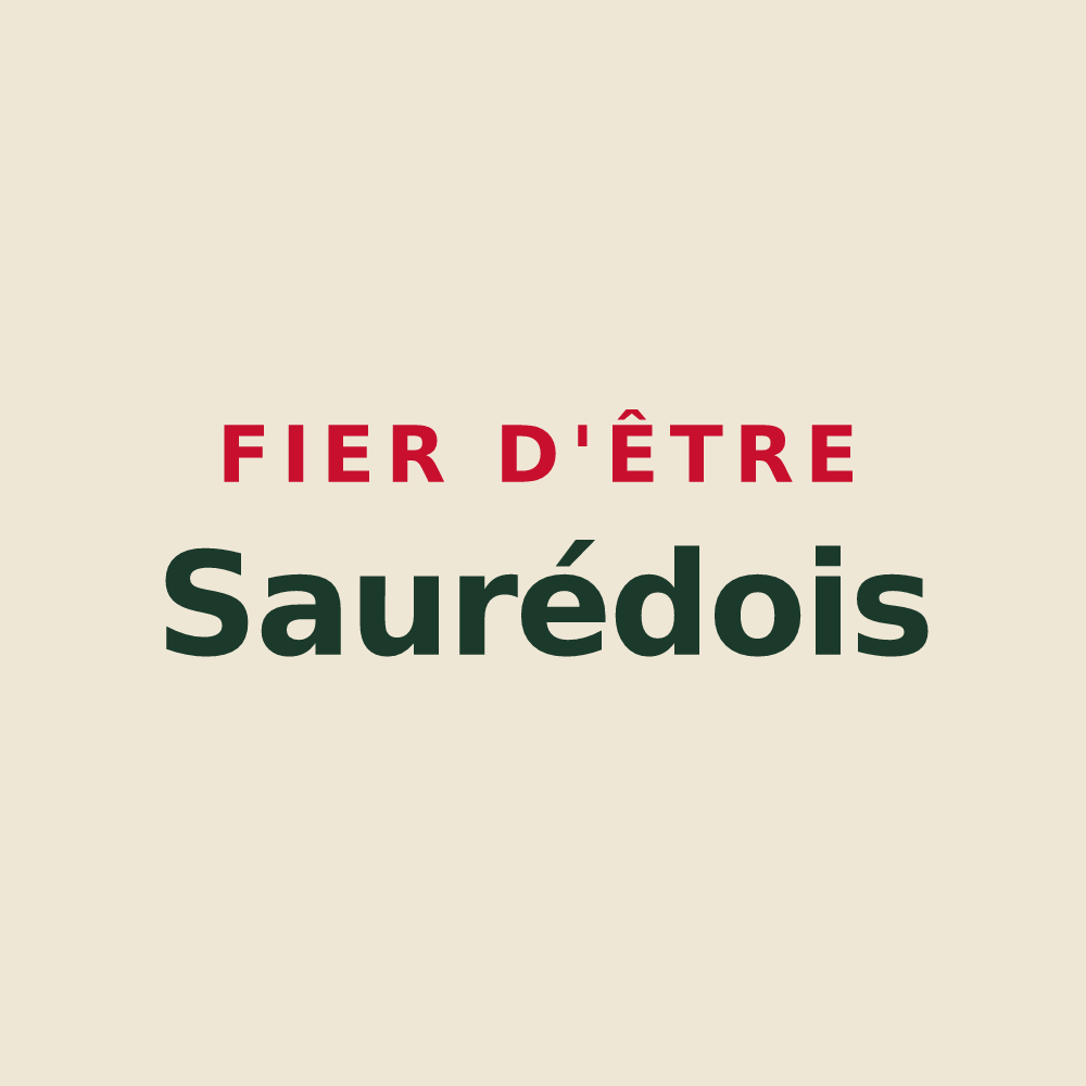 Tote bag « Fier d'être Saurédois » — design pour Saux-et-Pomarède