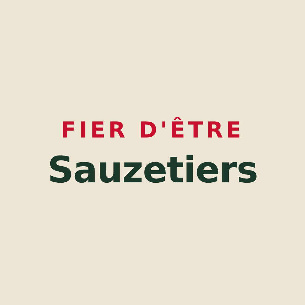 Tote bag « Fier d'être Sauzetiers » — design pour Sauzet
