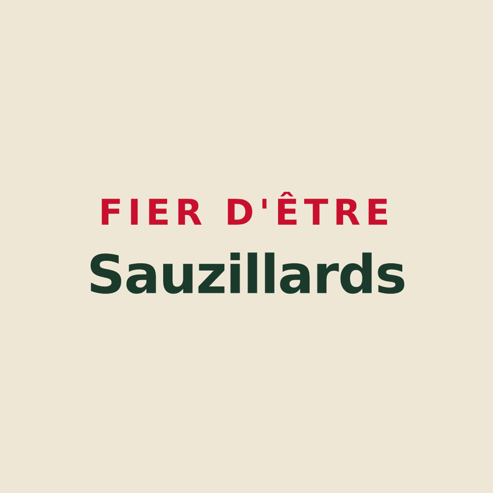 Tote bag « Fier d'être Sauzillards » — design pour Sauzet