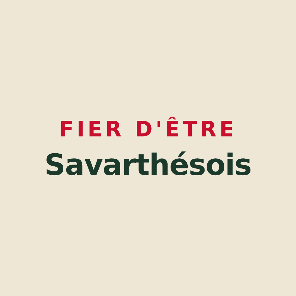 Tote bag « Fier d'être Savarthésois » — design pour Savarthès