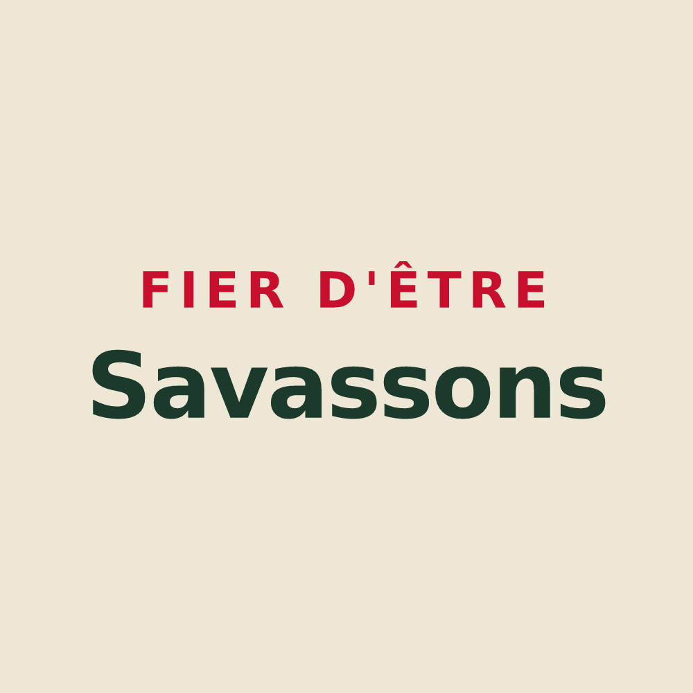 Tote bag « Fier d'être Savassons » — design pour Savasse