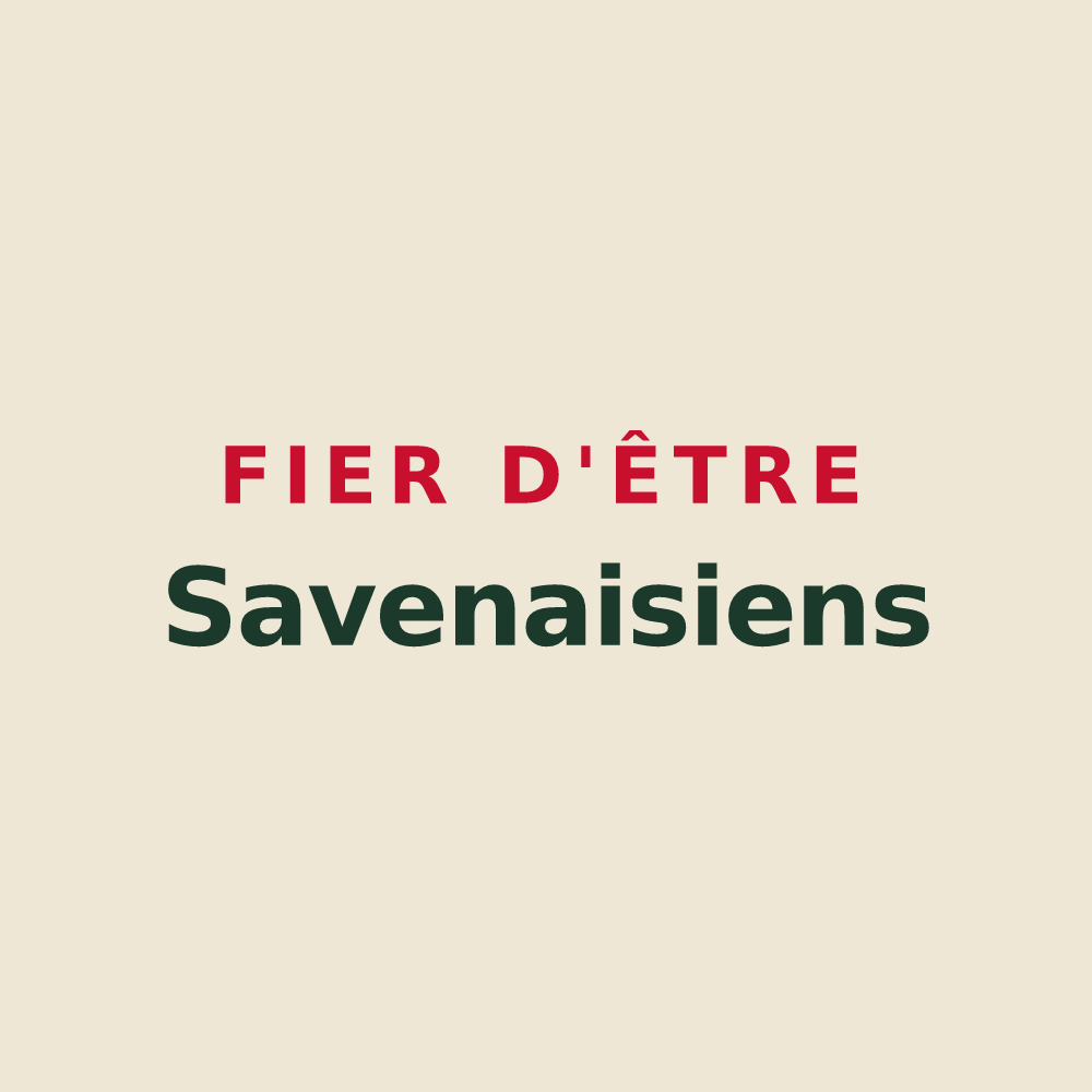 Tote bag « Fier d'être Savenaisiens » — design pour Savenay