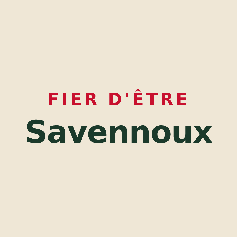 Tote bag « Fier d'être Savennoux » — design pour Savennes