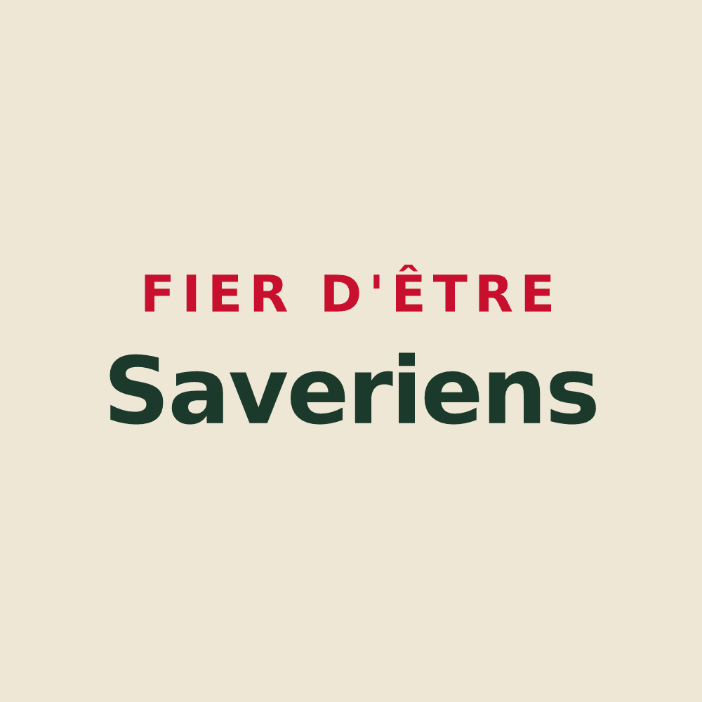 Tote bag « Fier d'être Saveriens » — design pour Savères