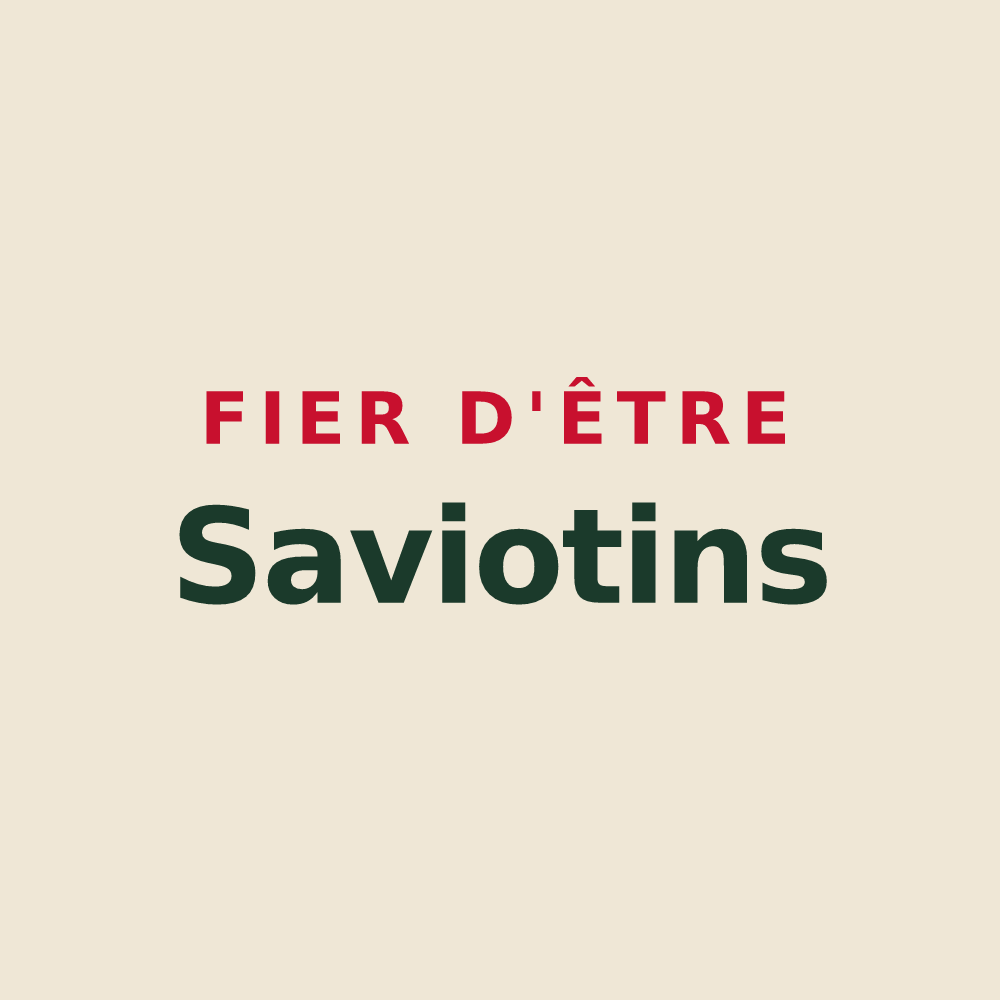 Tote bag « Fier d'être Saviotins » — design pour Savières