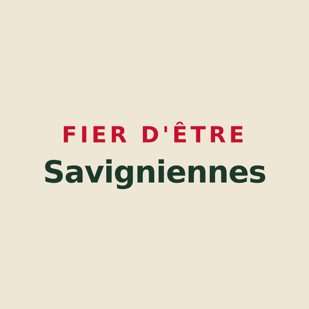Tote bag « Fier d'être Savigniennes » — design pour Savigny