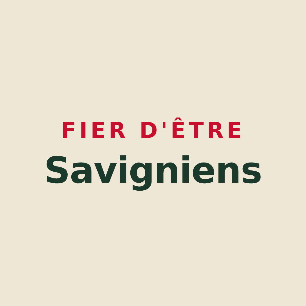 Tote bag « Fier d'être Savigniens » — design pour Savigny-le-Vieux