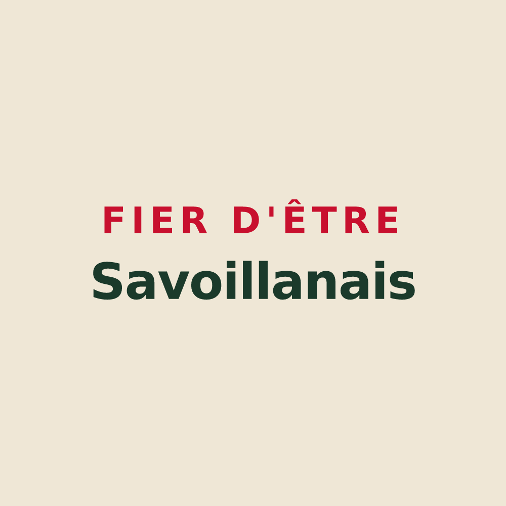Tote bag « Fier d'être Savoillanais » — design pour Savoillan