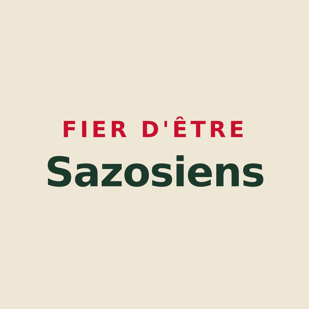 Tote bag « Fier d'être Sazosiens » — design pour Sazos