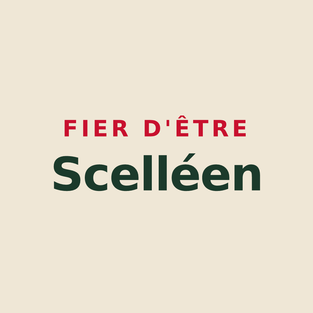 Tote bag « Fier d'être Scelléen » — design pour Sceaux-sur-Huisne