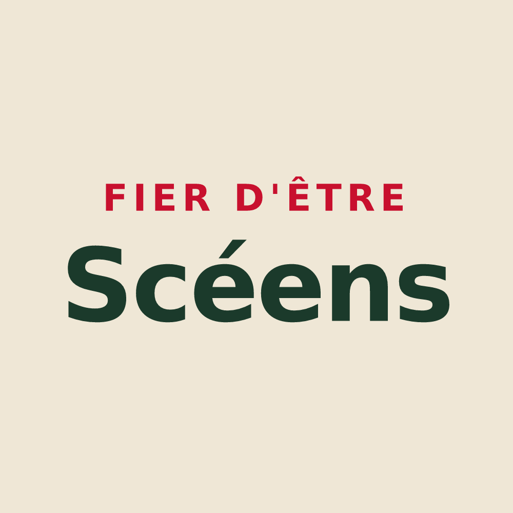 Tote bag « Fier d'être Scéens » — design pour Sceaux