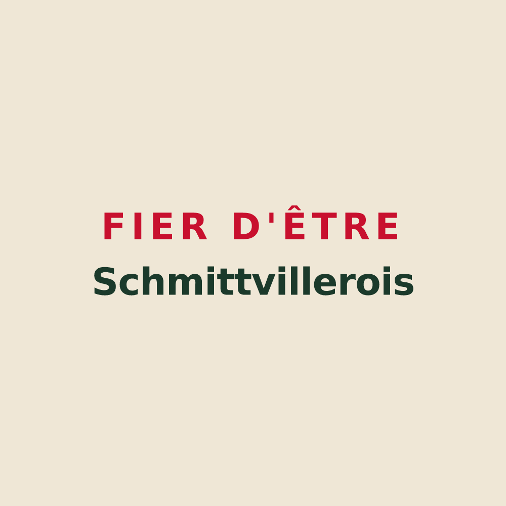 Tote bag « Fier d'être Schmittvillerois » — design pour Schmittviller