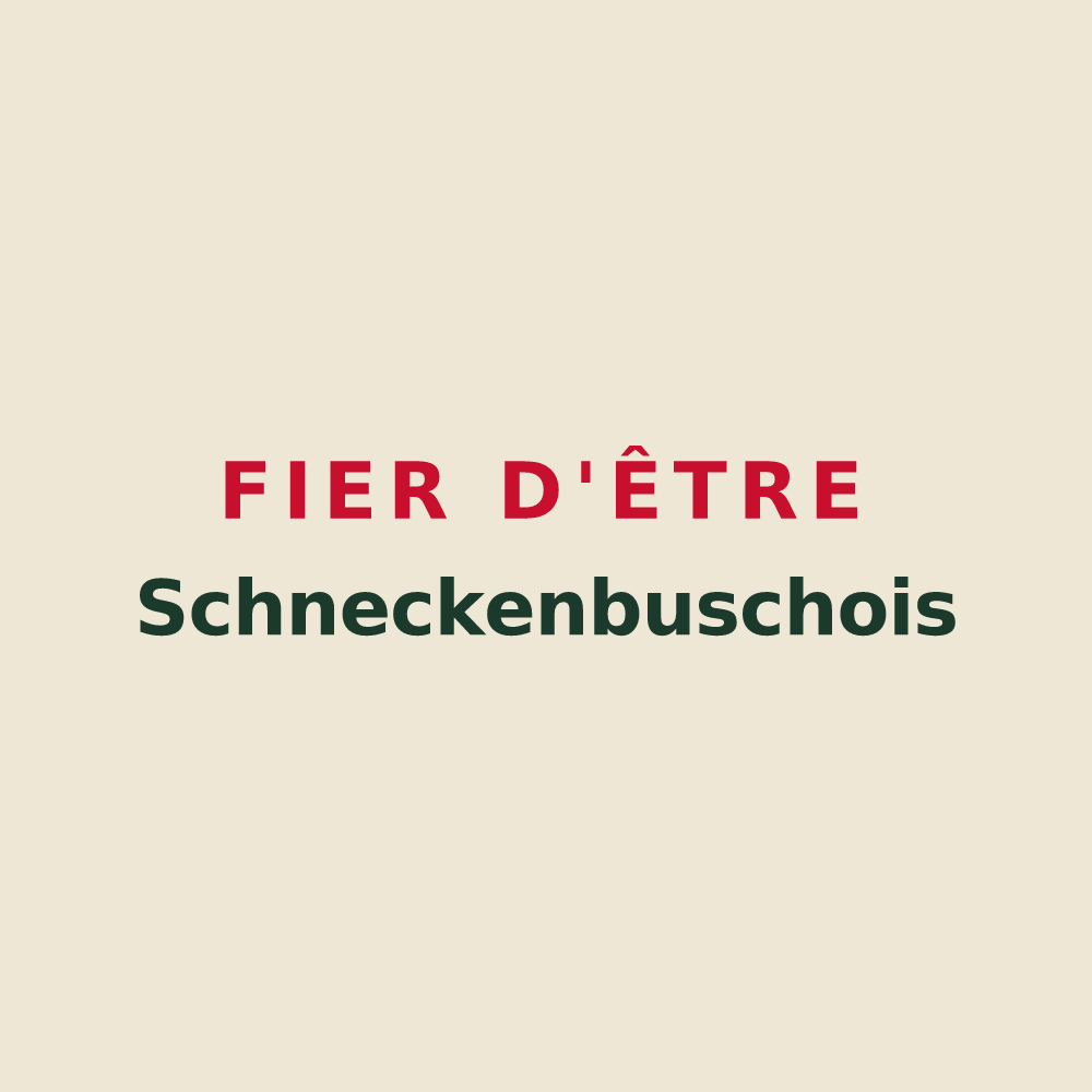 Tote bag « Fier d'être Schneckenbuschois » — design pour Schneckenbusch
