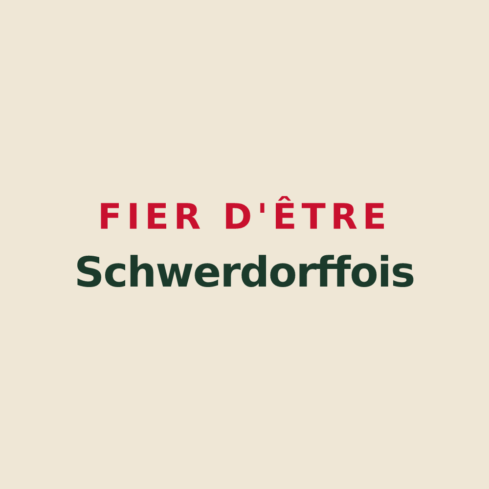 Tote bag « Fier d'être Schwerdorffois » — design pour Schwerdorff