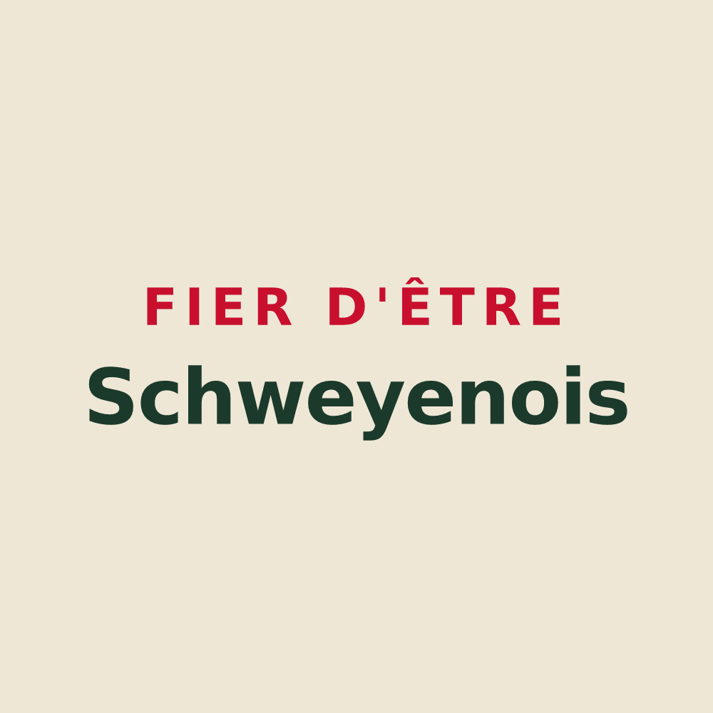 Tote bag « Fier d'être Schweyenois » — design pour Schweyen