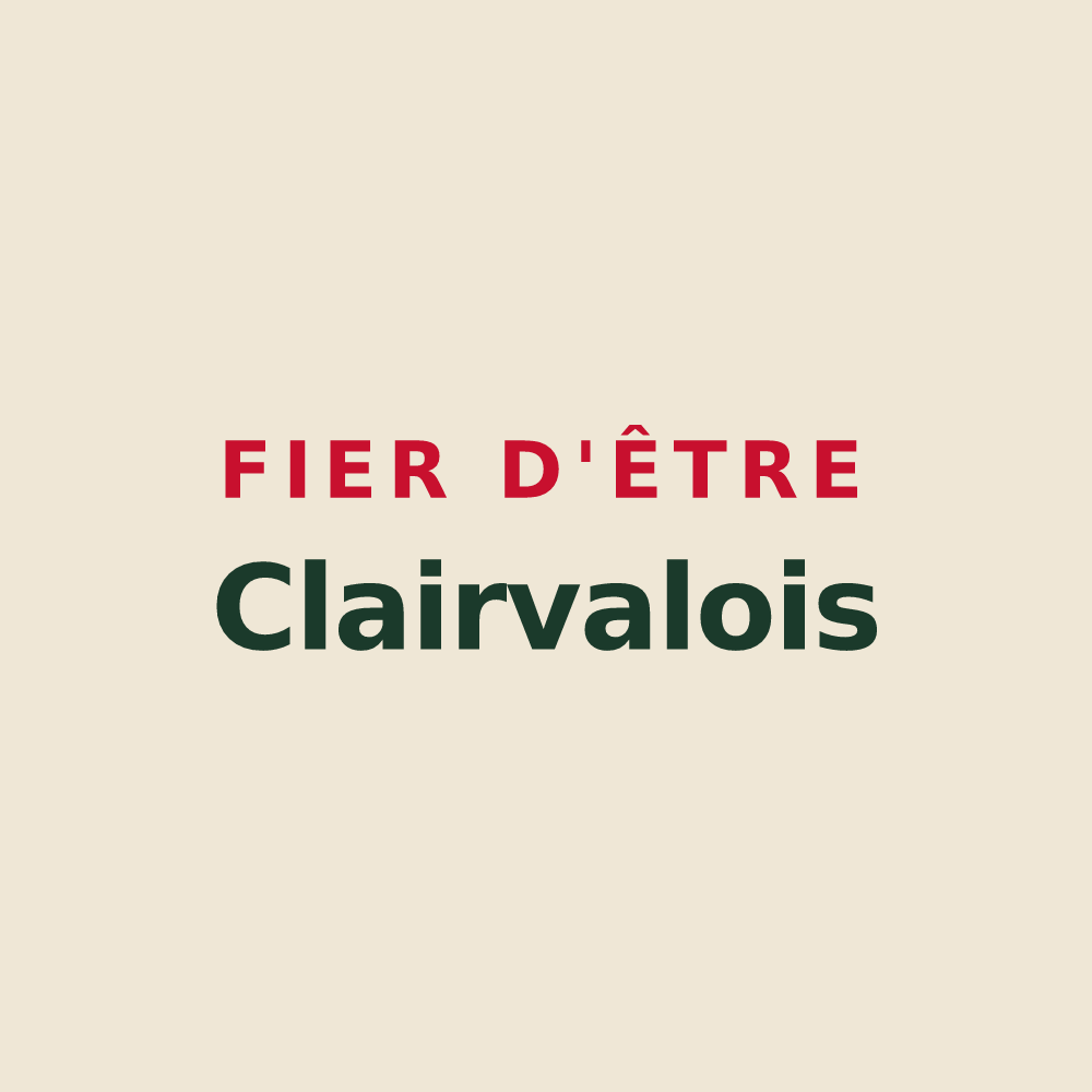 Tote bag « Fier d'être Clairvalois » — design pour Scorbé-Clairvaux