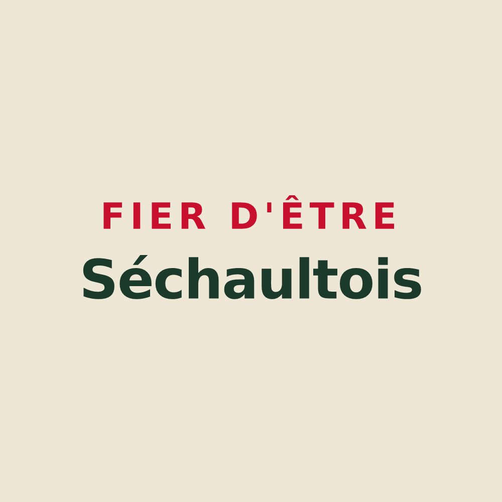 Tote bag « Fier d'être Séchaultois » — design pour Séchault