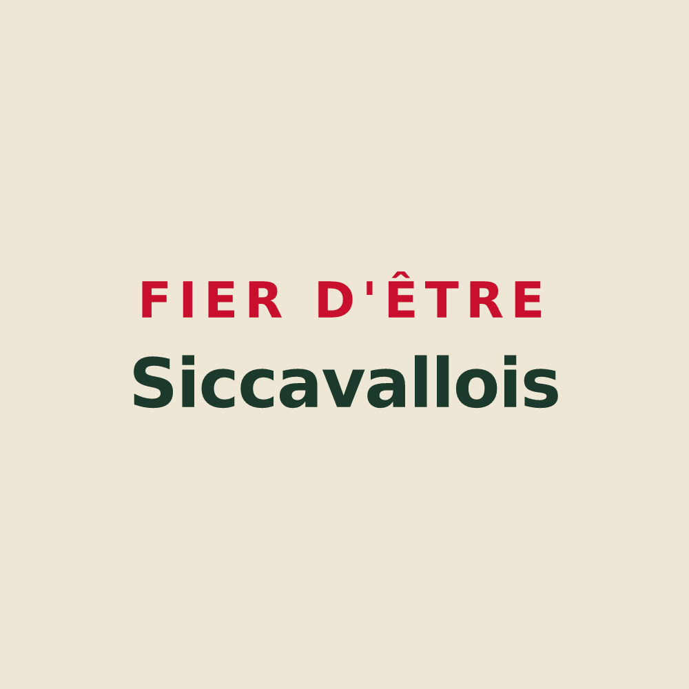 Tote bag « Fier d'être Siccavallois » — design pour Sécheval