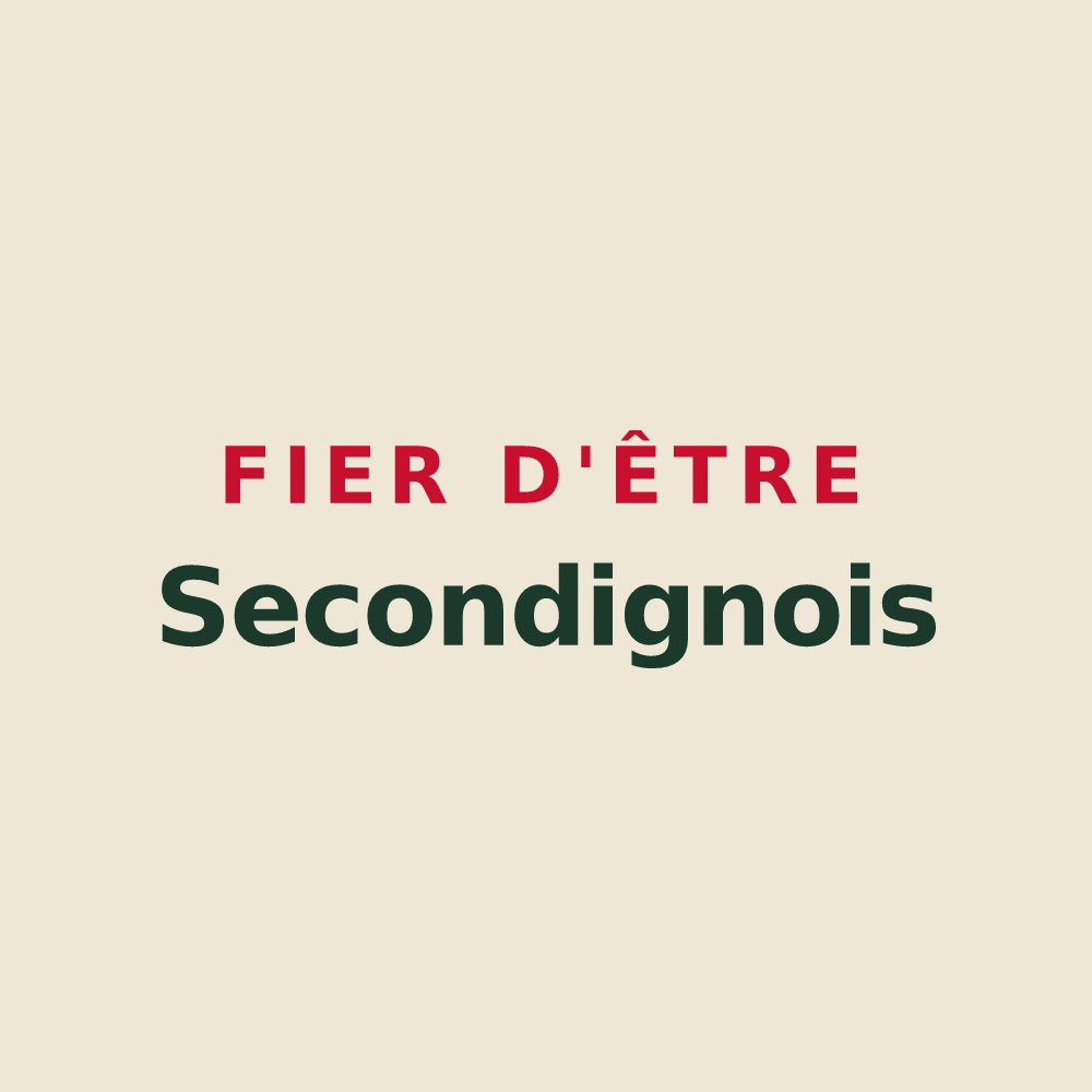 Tote bag « Fier d'être Secondignois » — design pour Secondigny