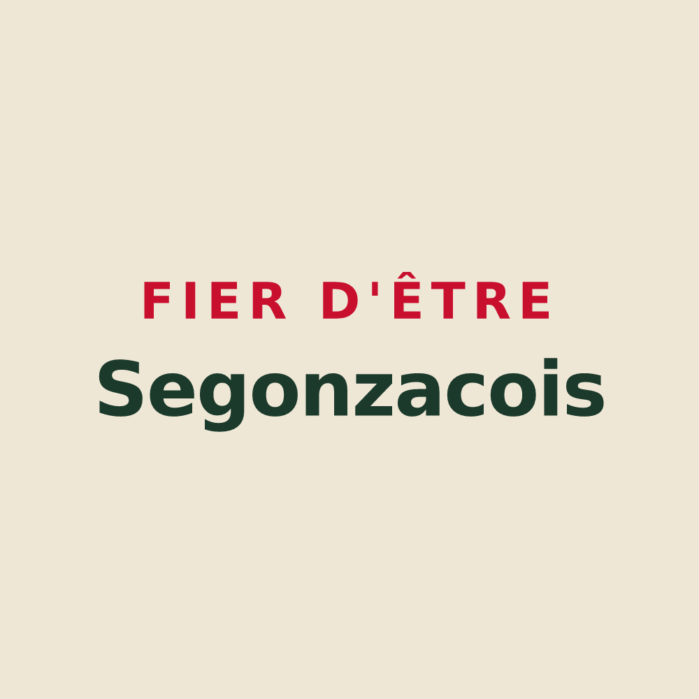 Tote bag « Fier d'être Segonzacois » — design pour Segonzac