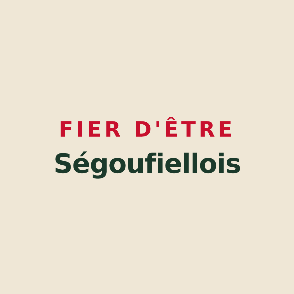 Tote bag « Fier d'être Ségoufiellois » — design pour Ségoufielle