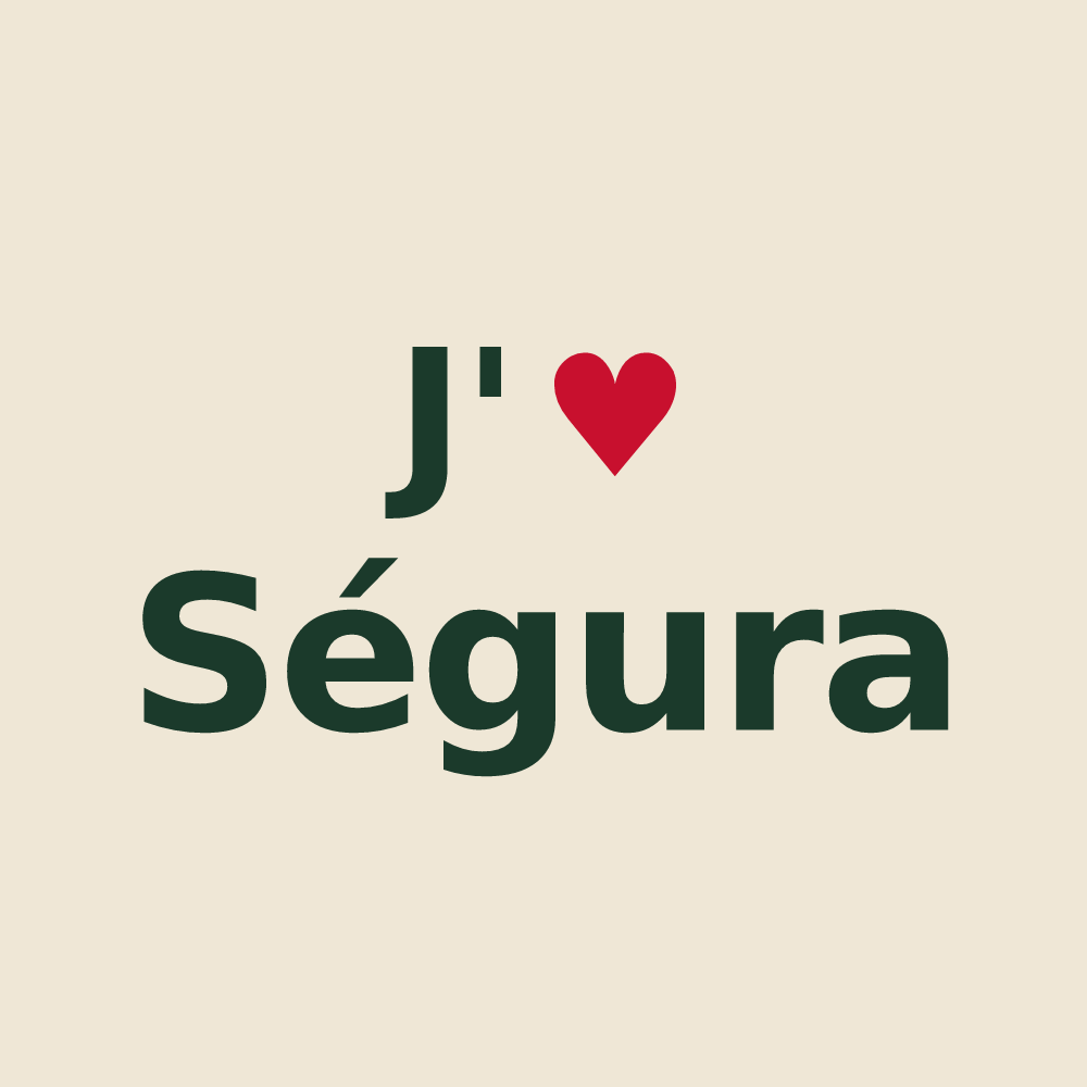 Tote bag personnalisé Ségura — design J'aime Ségura
