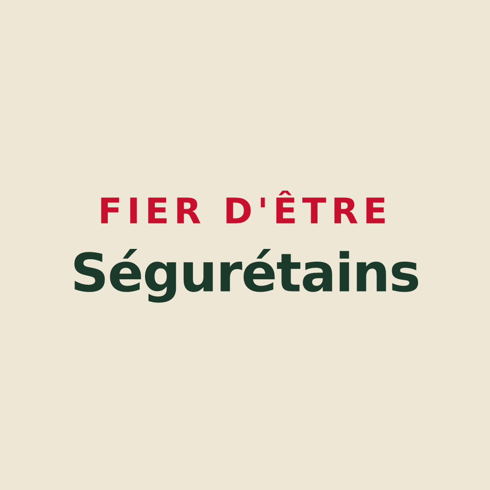 Tote bag « Fier d'être Ségurétains » — design pour Séguret