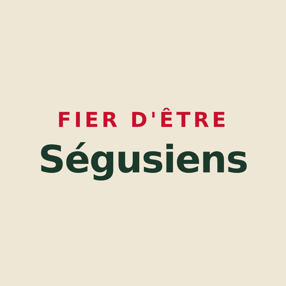 Tote bag « Fier d'être Ségusiens » — design pour Ségus