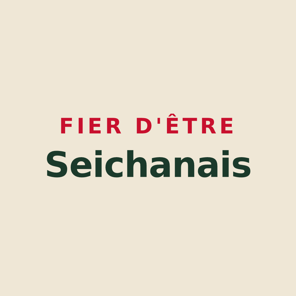 Tote bag « Fier d'être Seichanais » — design pour Seichamps
