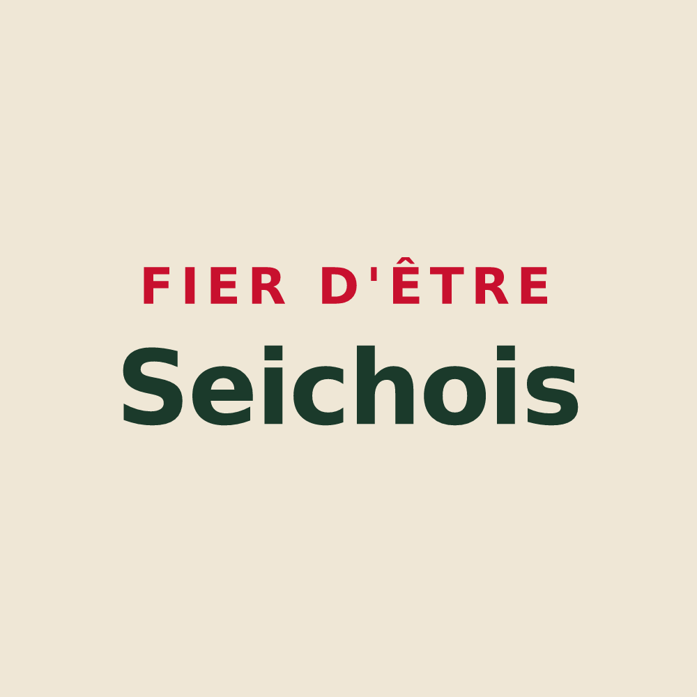 Tote bag « Fier d'être Seichois » — design pour Seiches-sur-le-Loir